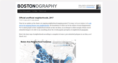 Desktop Screenshot of bostonography.com