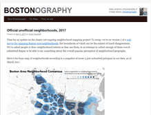 Tablet Screenshot of bostonography.com